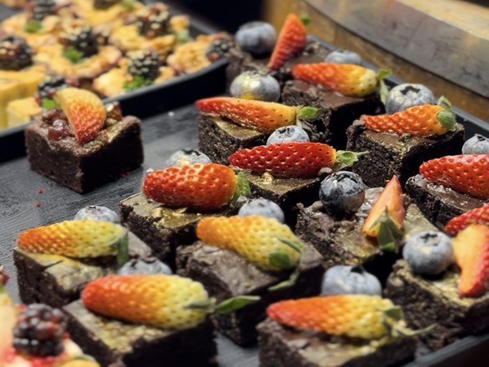 Postres en un mercado de Phuket
