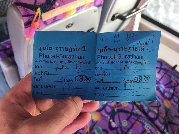 khao lak bus