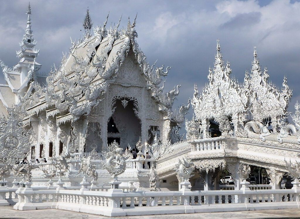 templo blanco de Chiang Rai tailandia
