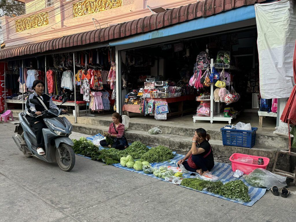 Mercado de Thoed Thai, provincia de Chiang Rai