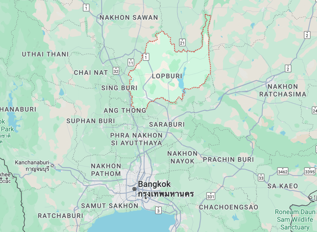 lopburi-tailandia-mapa