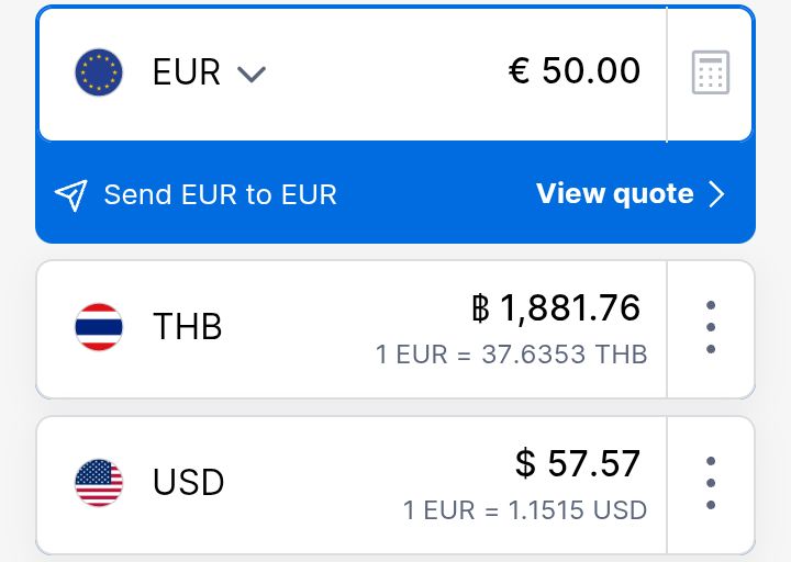 conversor euro baht