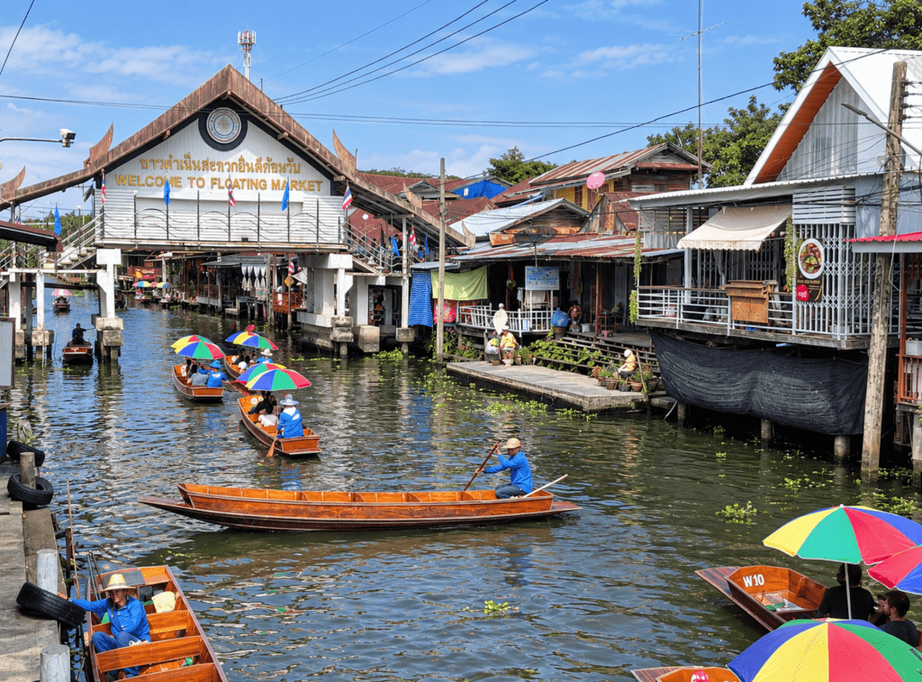 mercado flotante bangkok